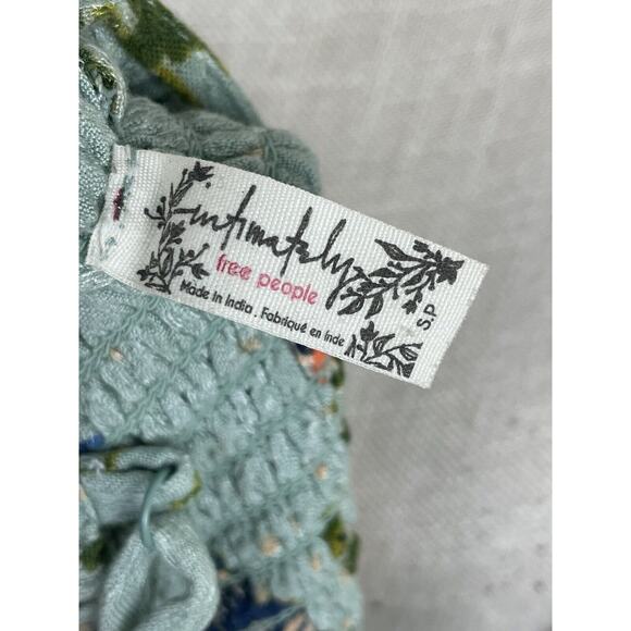 Free People Floral Mini Dress small - Picture 5 of 5